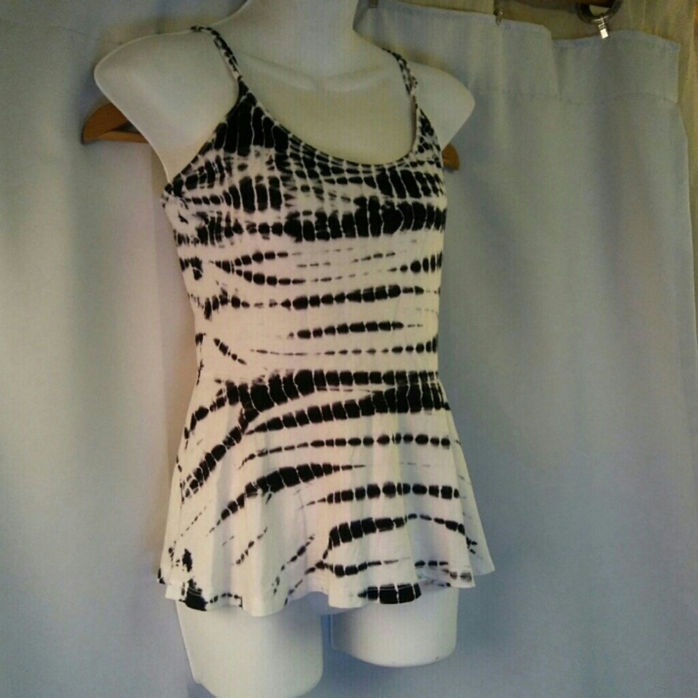 Guess Boho Knit Sleeveless Tie-dye Blouse, S